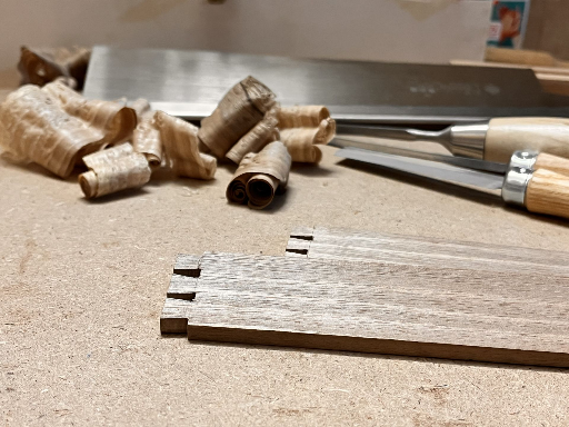 Dovetails joints handmade traditional woodwork