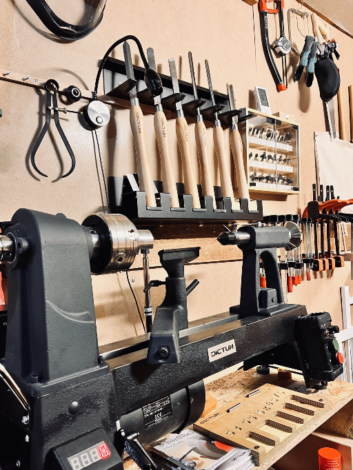 My turning station Workshop Lathe handmade
