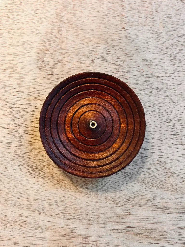 Incense stick holder - Walnut