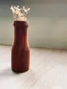 Apfelholz-Vase – für Trockenblumen