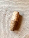 Hand-Carved Bottle Stopper with Cork Insert