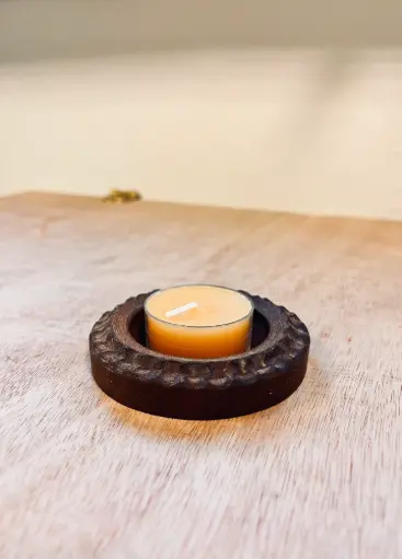 [CD-WS] Handgeschnitzter Kerzenhalter